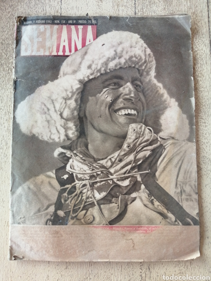 Coleccionismo de Revistas y Peri&oacute;dicos: Revista semana antigua, Madrid, 2 Febrero 1943 - num. 154 - a&ntilde;o IV