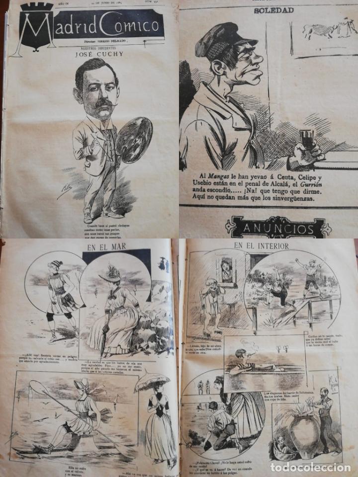 Coleccionismo de revistas y peri&oacute;dicos: PERI&Oacute;DICO MADRID C&Oacute;MICO a&ntilde;o IX, 1889, N&ordm; 331. Sinesio Delgado.