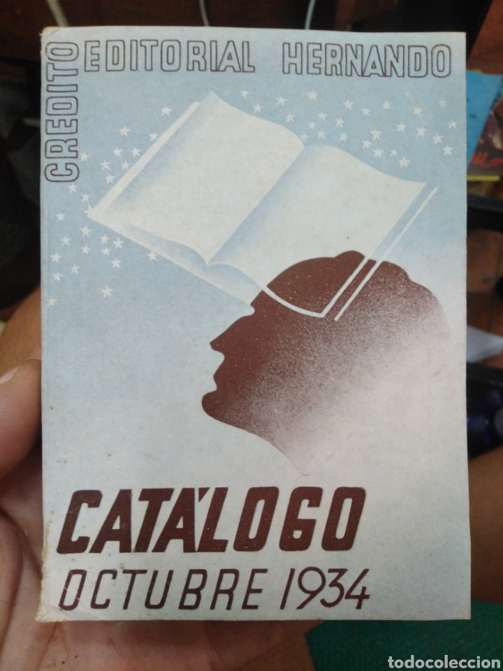 Collectionnisme de Revues et Journaux: CAT&Aacute;LOGO OCTUBRE 1934/CR&Eacute;DITO EDITORIAL HERNANDO-