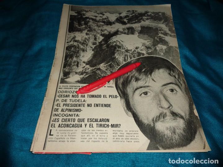 Coleccionismo de Revistas y Peri&oacute;dicos: RECORTE : CESAR PEREZ DE TUDELA, PLEITO CON LA FEDERACION . AS COLOR, NVMBRE 1971(#)