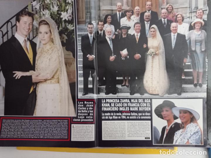 Collectionnisme de Revues et Journaux: LA PRINCESA ZAHRA HIJA DEL AGA KHAN LOS REYES EN LA BODA DO&Ntilde;A SOFIA