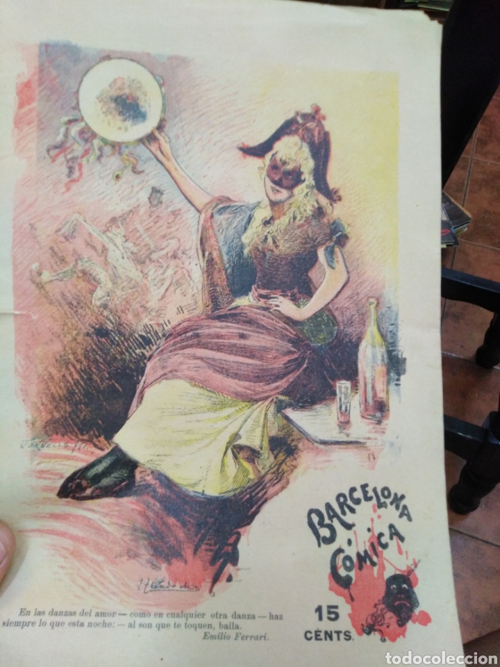 Collezionismo di Riviste e Giornali: BARCELONA COMICA/23 DE FEBRERO 1895 MAL IMPRESO-N&deg;8
