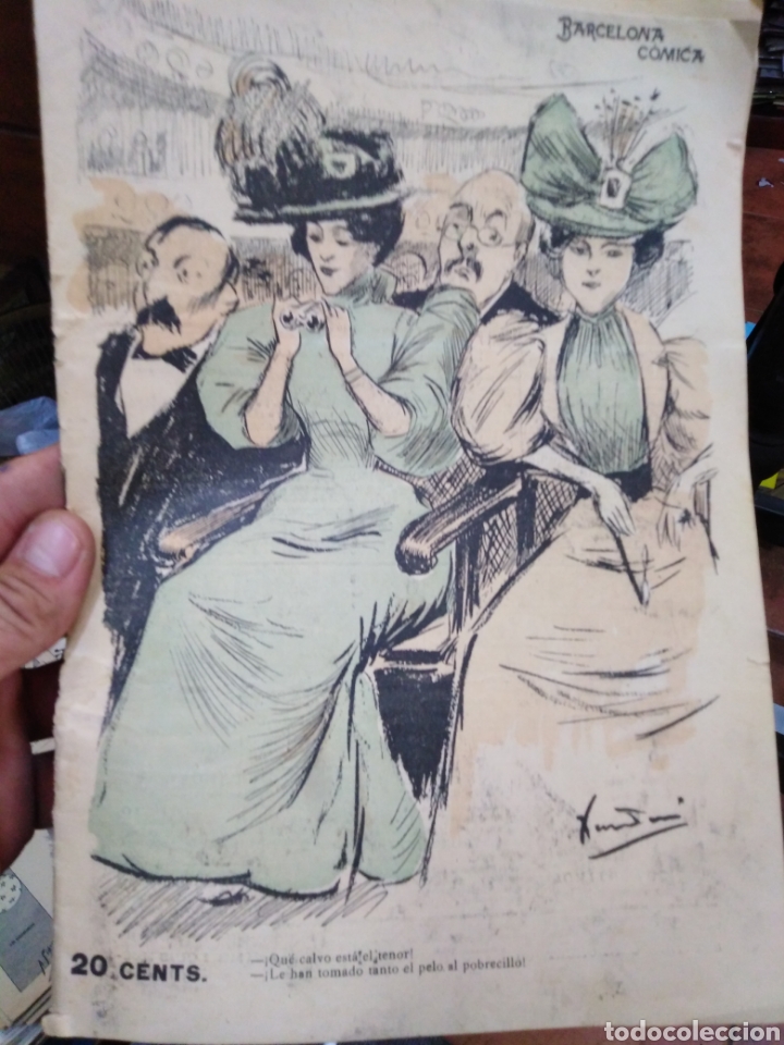 Collectionnisme de Revues et Journaux: BARCELONA COMICA/18 ABRIL 1896 N&deg;16