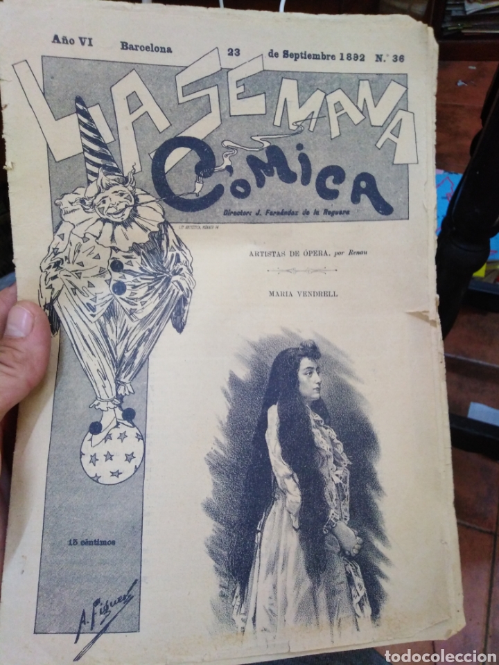 Collection Magazines and Newspapers: LA SEMANA COMICA/23 SEPTIEMBRE 1892 N&deg;36
