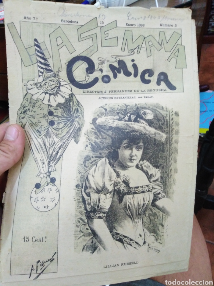 Collection Magazines and Newspapers: LA SEMANA COMICA/13 ENERO 1893 N&deg;2