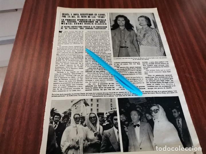 Coleccionismo de Revistas y Peri&oacute;dicos: GRACIA DE MONACO, SOF&Iacute;A LOREN REVERSO MISS ITALIA 1976 PAOLA BRESCIANO Y CALENTADOR JUNKERS 1977