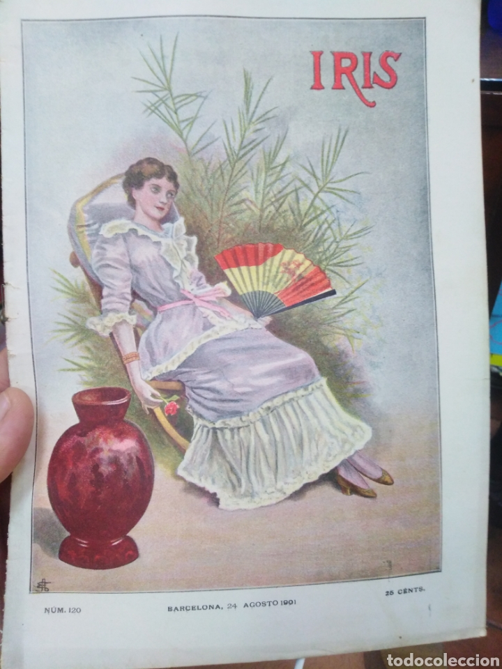 Collezionismo di Riviste e Giornali: IRIS/REVISTA SEMANAL ILUSTRADA-N&deg;120-24 AGOSTO 1901