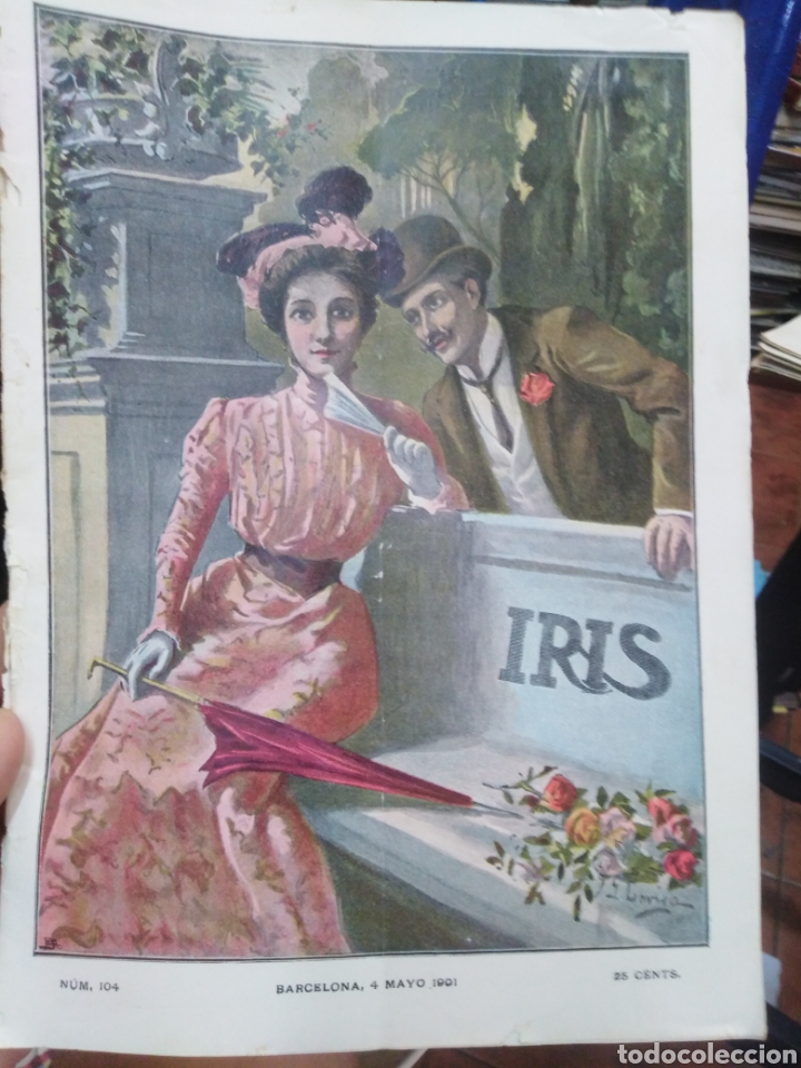Collezionismo di Riviste e Giornali: IRIS/REVISTA SEMANAL ILUSTRADA-N&deg;104-4 MAYO 1901