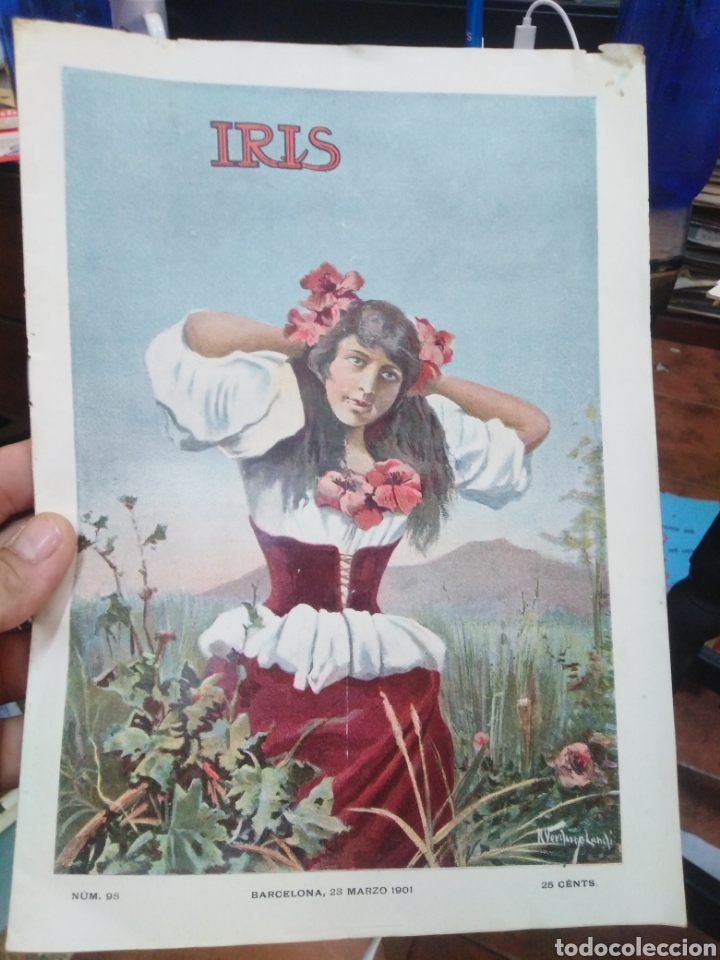 Collezionismo di Riviste e Giornali: IRIS/REVISTA SEMANAL ILUSTRADA-N&deg;98-23 MARZO 1901