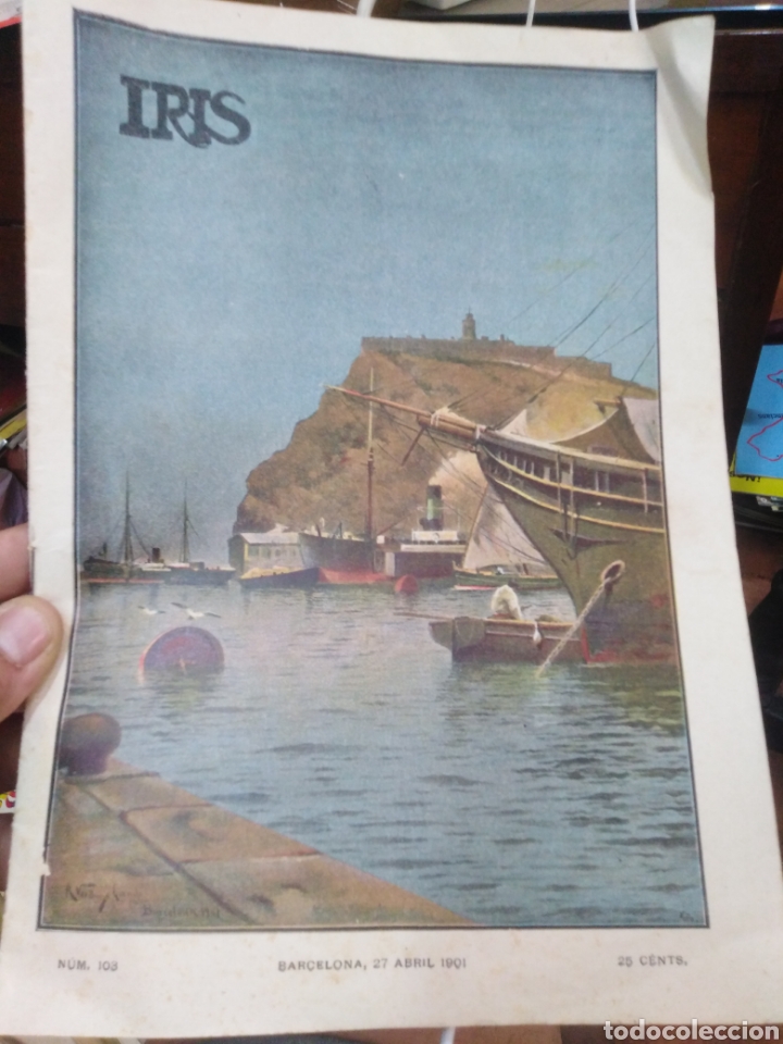 Collezionismo di Riviste e Giornali: IRIS/REVISTA SEMANAL ILUSTRADA-N&deg;103-27 ABRIL 1901