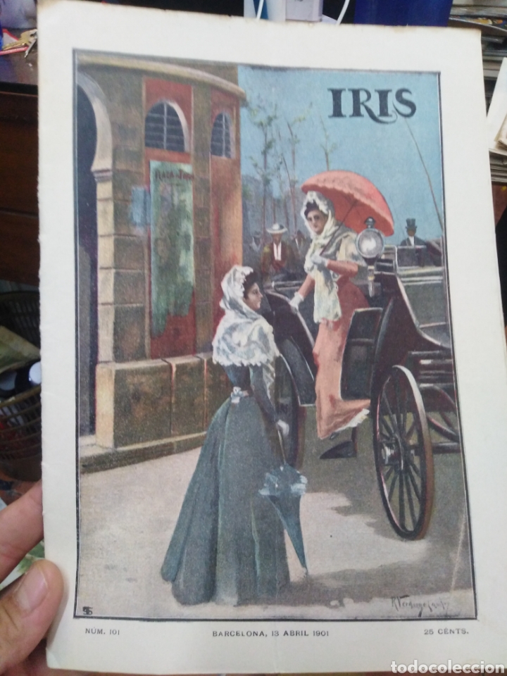 Sammeln von Zeitschriften und Zeitungen: IRIS/REVISTA SEMANAL ILUSTRADA-N&deg;101-13 ABRIL 1901