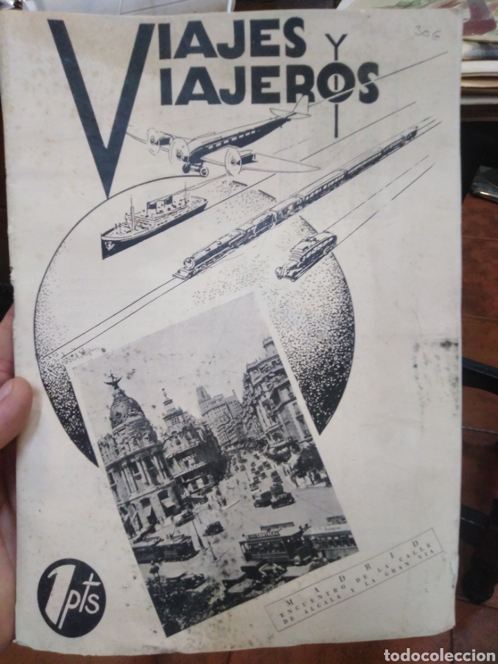 Collezionismo di Riviste e Giornali: VIAJES Y VIAJEROS/REVISTA MENSUAL-A&Ntilde;O I-MADRID 15 FEBRERO 1935-N&deg;1-EMILIANO M.AGUILERA