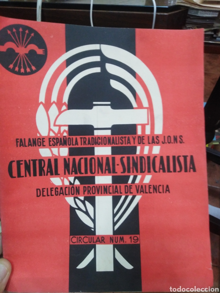 Collezionismo di Riviste e Giornali: FALANGE ESPA&Ntilde;OLA TRADICIONALISTA DE LA J.O.N.S.-CENTRAL NACIONAL-SINDICALISTA-N&deg;19-1939]