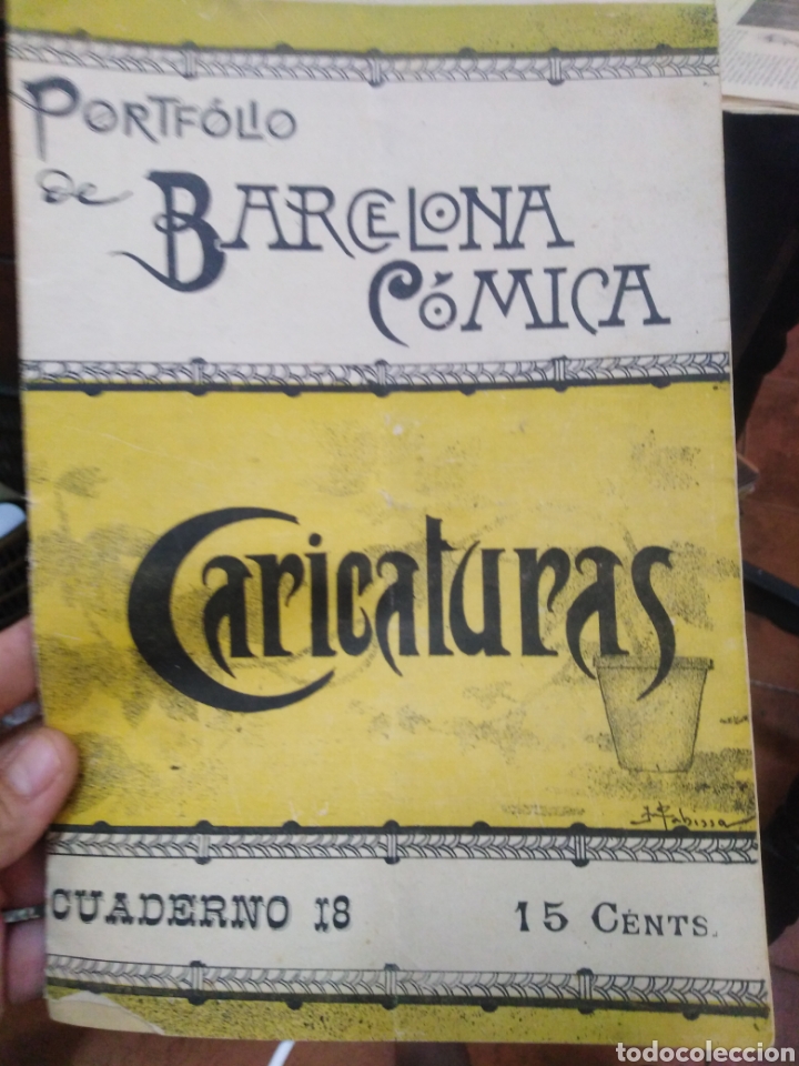 Sammeln von Zeitschriften und Zeitungen: PORTFOLIO BARCELONA COMICA.CARICATURAS.CUADERNO 18.1900