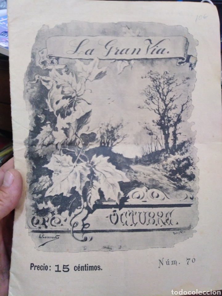 Coleccionismo de Revistas y Peri&oacute;dicos: LA GRAN VIA/REVISTA SEMANAL ILUSTRADA-N&deg;70-MADRID 1894