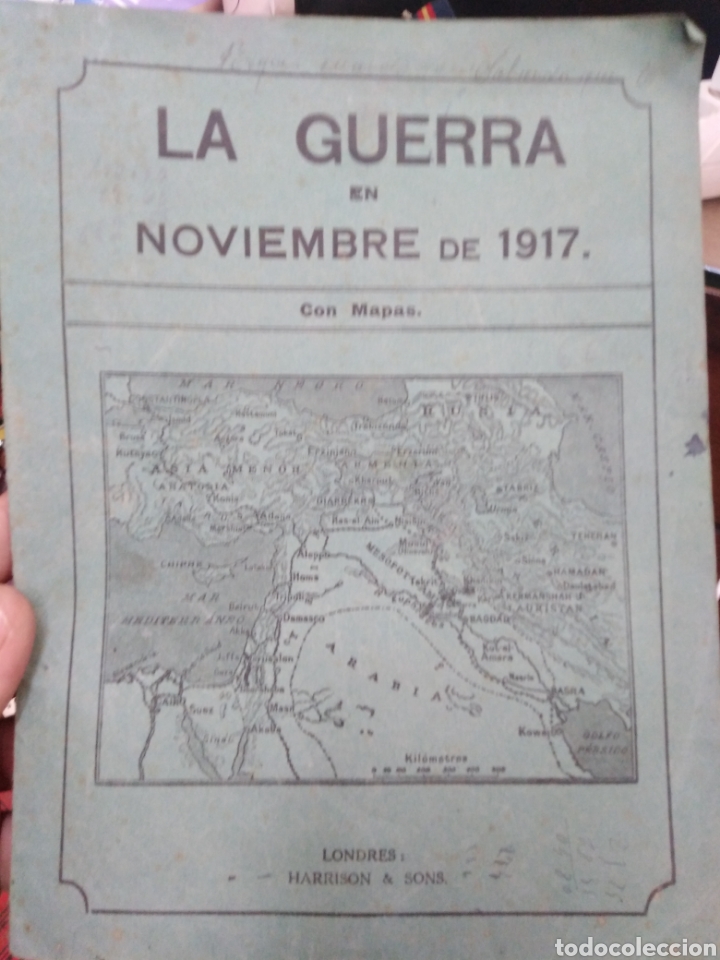 Collezionismo di Riviste e Giornali: LA GUERRA EN NOVIEMBRE DE 1917 CON MAPAS /LONDRES
