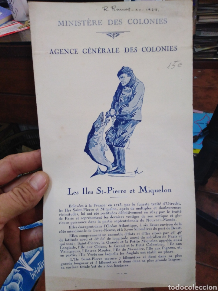 Collezionismo di Riviste e Giornali: MINISTERE DES COLONIES/AGENCE G&Eacute;N&Eacute;RALE DES COLONIES-1934-EN FRANC&Eacute;S