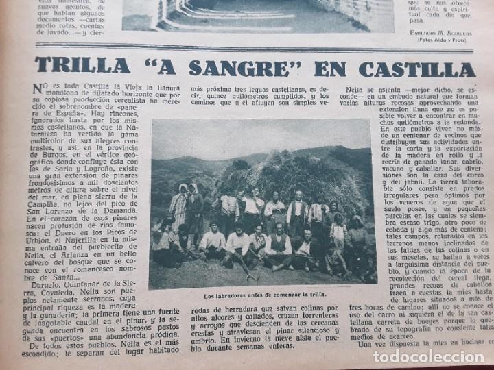 Collectionnisme de Revues et Journaux: TRILLA A SANGRE EN CASTILLA NEILA 2 HOJAS A&Ntilde;O 1930