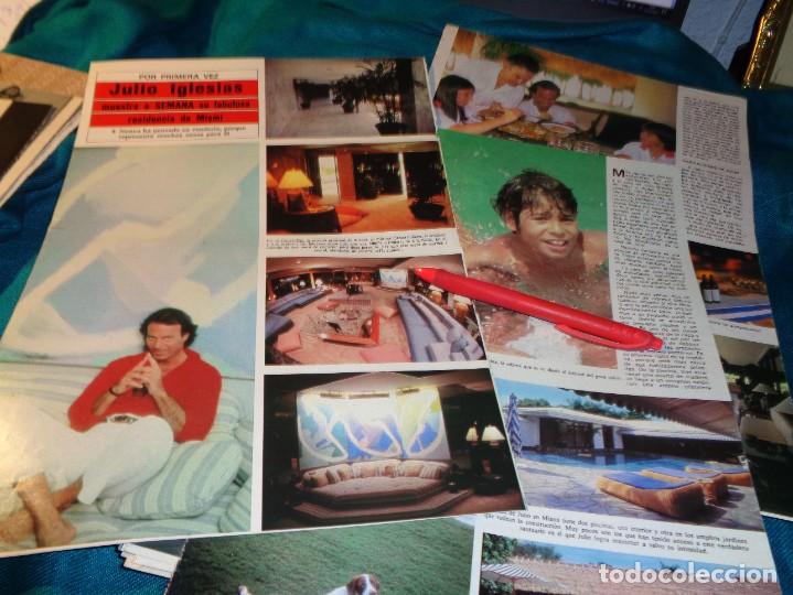 Coleccionismo de Revistas y Peri&oacute;dicos: RECORTE : JULIO IGLESIAS MUESTRA SU FABULOSA RESIDENCIA EN MIAMI. SEMANA, ABRIL 1984(#)