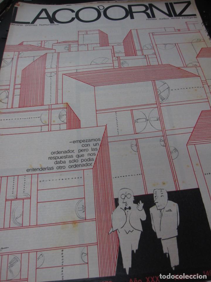 Coleccionismo de Revistas y Peri&oacute;dicos: REVISTA LA CODORNIZ N&ordm; 1491 14 DE JUNIO DE 1970 A&Ntilde;O XXX