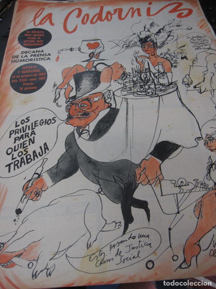 Coleccionismo de Revistas y Peri&oacute;dicos: REVISTA LA CODORNIZ N&ordm; 1457 19 OCTUBRE DE 1974 A&Ntilde;O XXIX