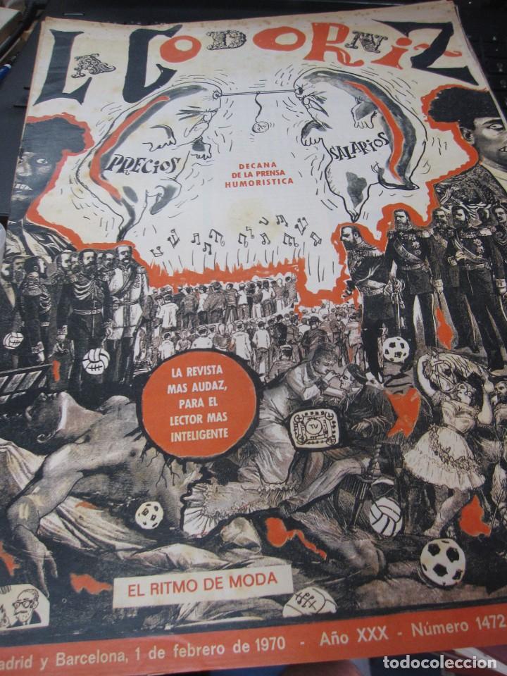 Coleccionismo de Revistas y Peri&oacute;dicos: REVISTA LA CODORNIZ N&ordm; 1472 1 DE FEBRERO DE 1970 A&Ntilde;O XXX
