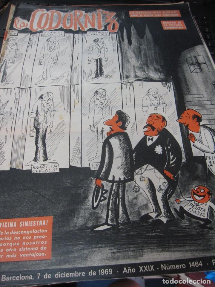 Coleccionismo de Revistas y Peri&oacute;dicos: REVISTA LA CODORNIZ N&ordm; 1464 7 DE DICIEMBRE DE 1969 A&Ntilde;O XXIX