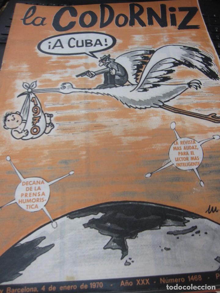 Coleccionismo de Revistas y Peri&oacute;dicos: REVISTA LA CODORNIZ N&ordm; 1498 4 DE ENERO DE 1970 A&Ntilde;O XXX