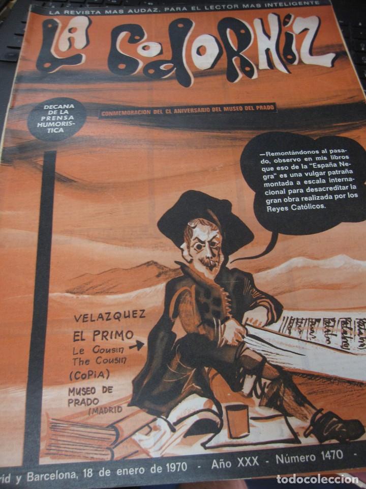 Coleccionismo de Revistas y Peri&oacute;dicos: REVISTA LA CODORNIZ N&ordm; 1470 18 DE ENERO DE 1970 A&Ntilde;O XXX