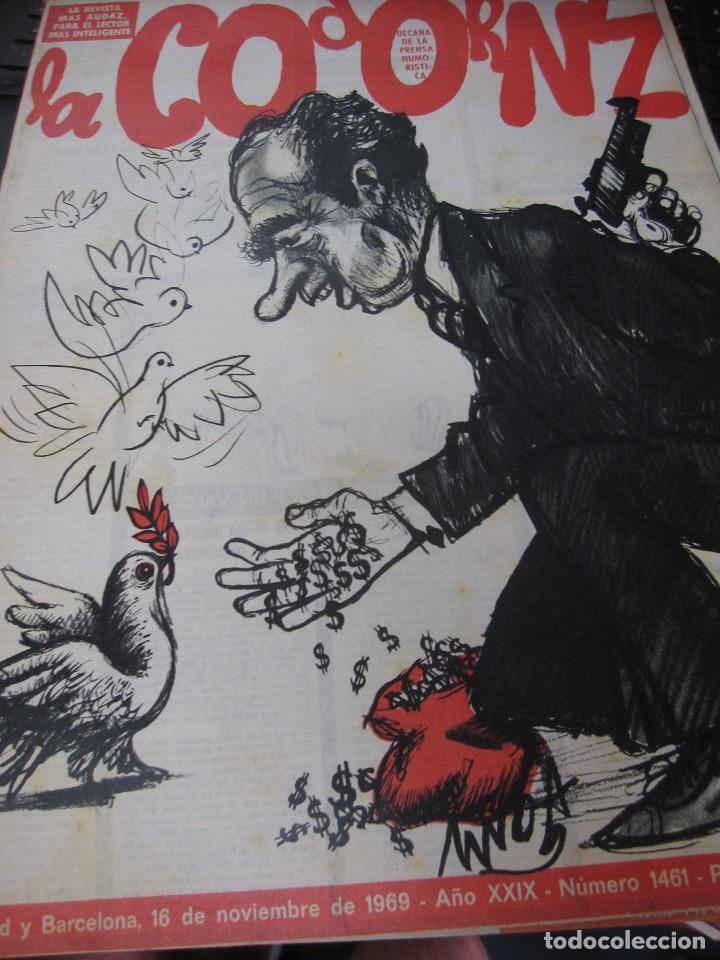 Coleccionismo de Revistas y Peri&oacute;dicos: REVISTA LA CODORNIZ N&ordm; 1469 16 DE NOVIEMBRE DE 1969 A&Ntilde;O XXIX