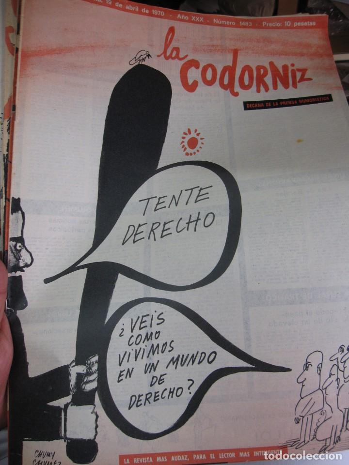 Coleccionismo de Revistas y Peri&oacute;dicos: REVISTA LA CODORNIZ N&ordm; 1683 19 DE ABRIL DE 1970 A&Ntilde;O XXX