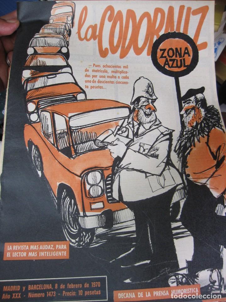Coleccionismo de Revistas y Peri&oacute;dicos: REVISTA LA CODORNIZ N&ordm; 1473 8 DE FEBRERO DE 1970 A&Ntilde;O XXX