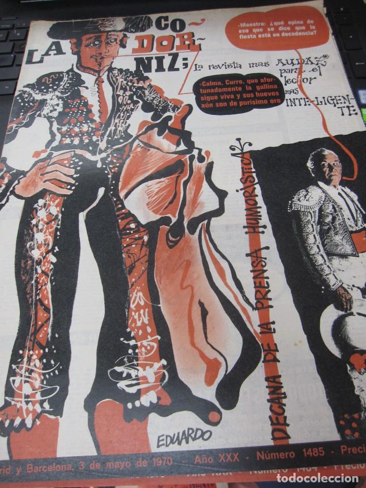 Coleccionismo de Revistas y Peri&oacute;dicos: REVISTA LA CODORNIZ N&ordm; 1485 3 DE MAYO DE 1970 A&Ntilde;O XXX