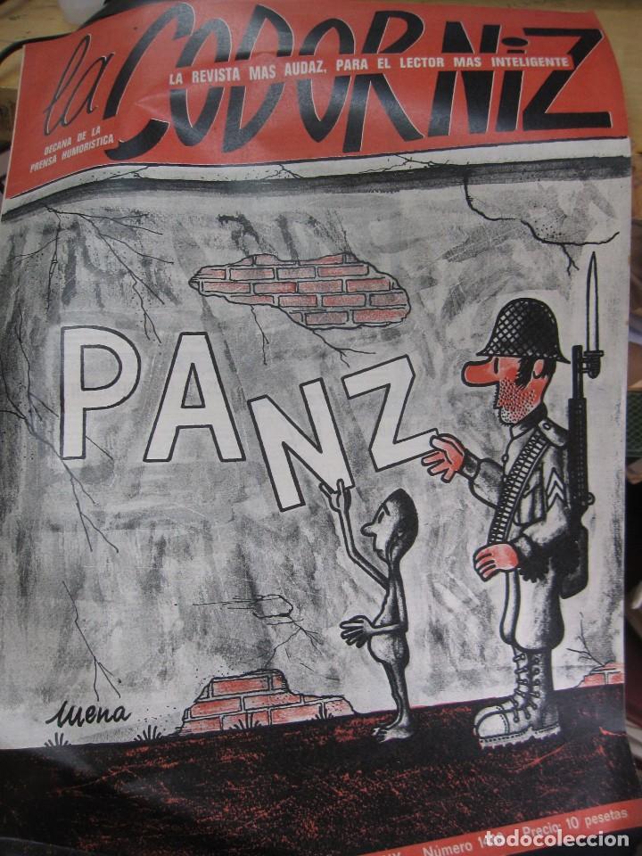 Coleccionismo de Revistas y Peri&oacute;dicos: REVISTA LA CODORNIZ N&ordm; 1488 24 DE MAYO DE 1970 A&Ntilde;O XXX