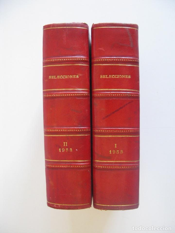 Collectionnisme de Revues et Journaux: 2 TOMOS SELECCIONES READER'S DIGEST CON EL A&Ntilde;O COMPLETO 1958