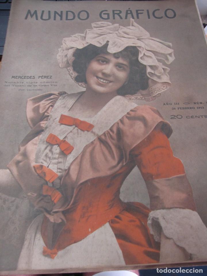 Coleccionismo de Revistas y Peri&oacute;dicos: MUNDO GRAFICO REVISTA POPULAR ILUSTRADA ANO III N&deg; 70 ANO 1913