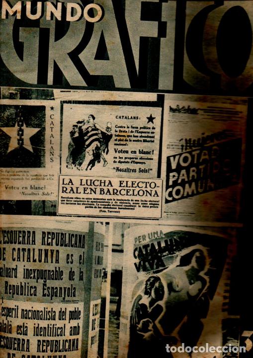 Coleccionismo de Revistas y Peri&oacute;dicos: MUNDO GR&Aacute;FICO N&ordm; 1150 - 15 NOVIEMBRE 1933 - ELECCIONES - SUFRAGIO FEMENINO