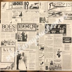 Coleccionismo de Revistas y Periódicos: B.O.E.S. BOLETÍN OFICIAL DE LA ESCUELA DE SIRENAS (BARCELONA 1986/87). 7 PRIMEROS FANZINE HISTÓRICOS. Lote 276547758