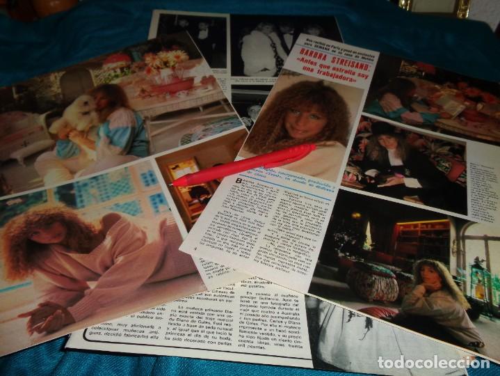 Coleccionismo de Revistas y Peri&oacute;dicos: RECORTE : BARBRA STREISAND, EN SU CASA DE MALIBU. SEMANA, ABRIL 1984(#)