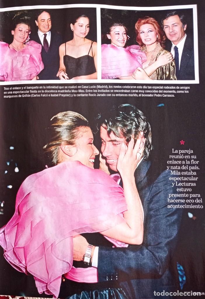 Coleccionismo de Revistas y Peri&oacute;dicos: MILA XIMENEZ MANOLO SANTANA ROCIO JURADO ISABEL PREYSLER