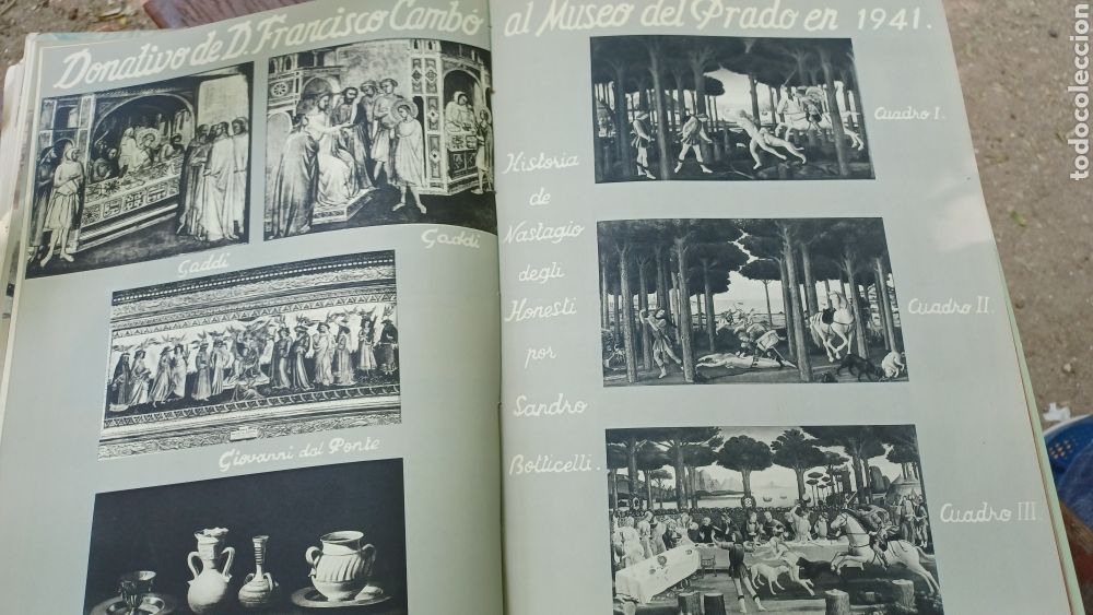 Coleccionismo de Revistas y Peri&oacute;dicos: DONATIVO DE D FRANCISCO CAMBO AL MUSEO DEL PRADO EN 1941 . 2 P&Aacute;GINAS.