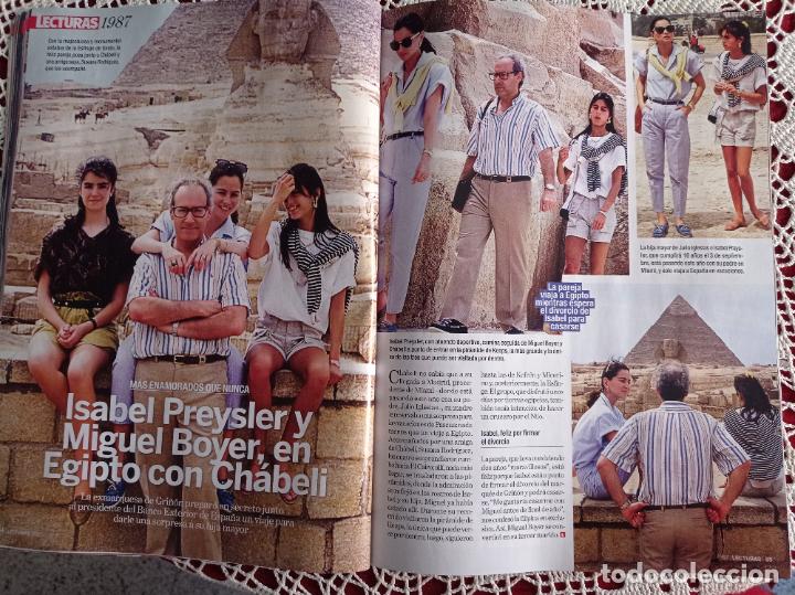 Colecionismo de Revistas e Jornais: ISABEL PREYSLER CHABELI EN EGIPTO