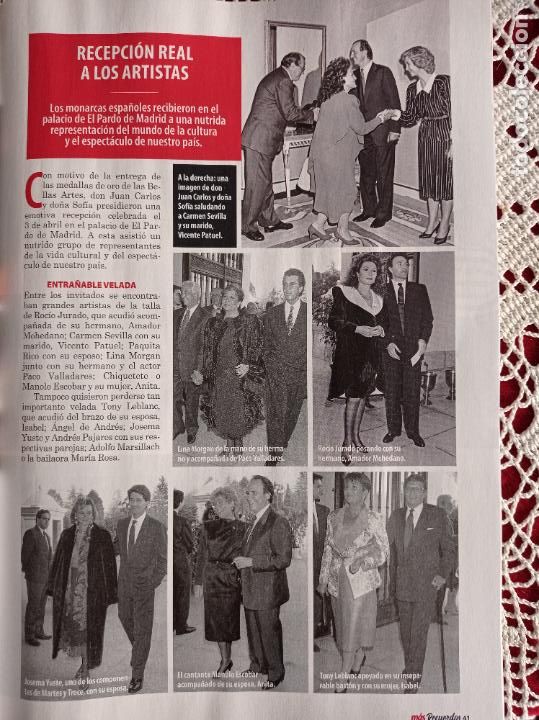 Coleccionismo de Revistas y Peri&oacute;dicos: recepcion real para famosos carmen sevilla rocio jurado lina morgan manolo escobar tony leblanc