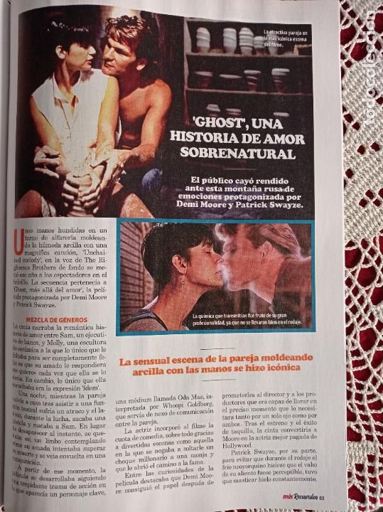 Collectionnisme de Revues et Journaux: demi moore patrick swayze ghost