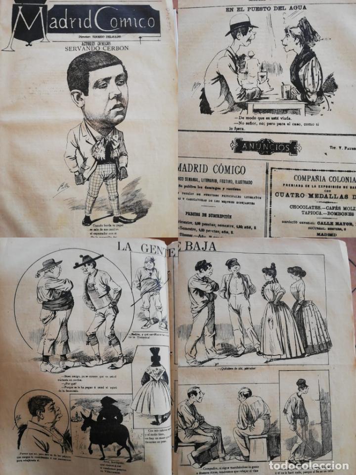 Colecionismo de Revistas e Jornais: PERI&Oacute;DICO MADRID C&Oacute;MICO a&ntilde;o IX, 1889, N&ordm; 336