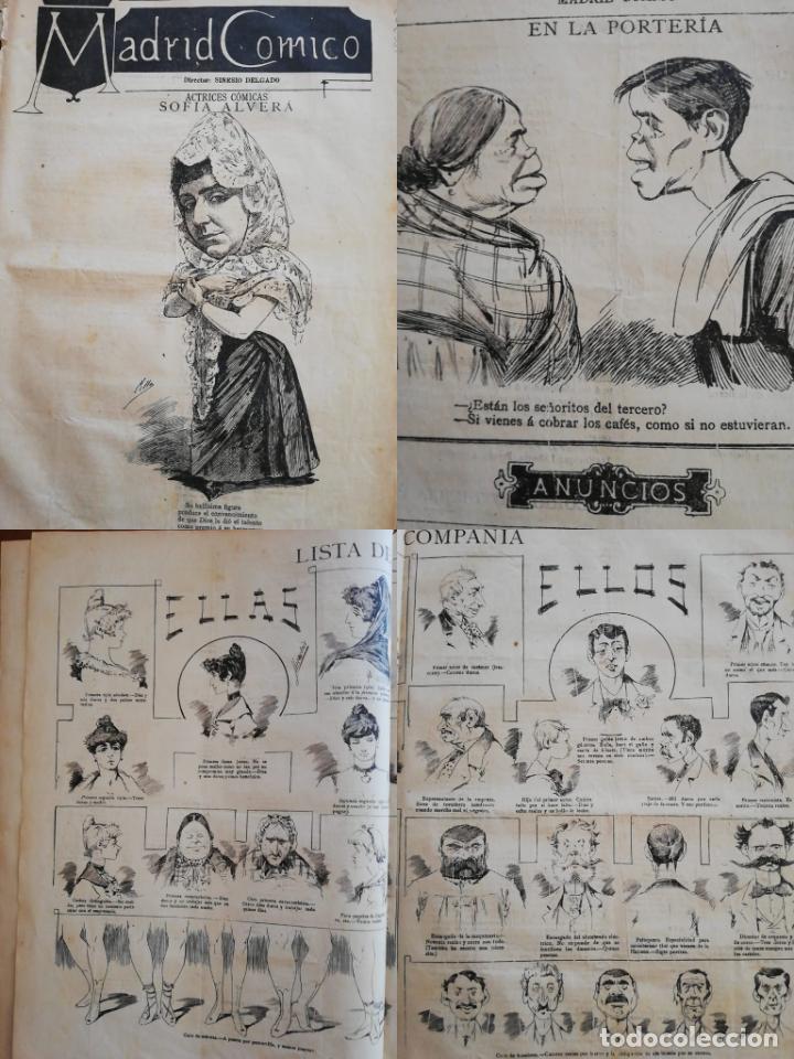 Coleccionismo de revistas y peri&oacute;dicos: PERI&Oacute;DICO MADRID C&Oacute;MICO a&ntilde;o IX, 1889, N&ordm; 342