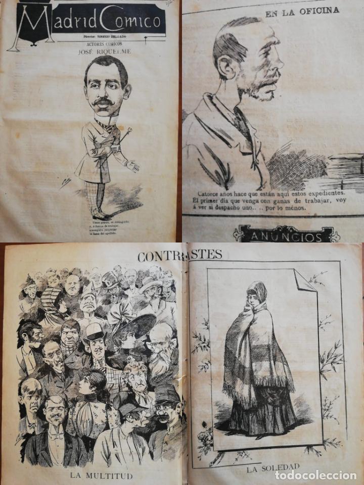 Coleccionismo de revistas y peri&oacute;dicos: PERI&Oacute;DICO MADRID C&Oacute;MICO a&ntilde;o IX, 1889, N&ordm; 343