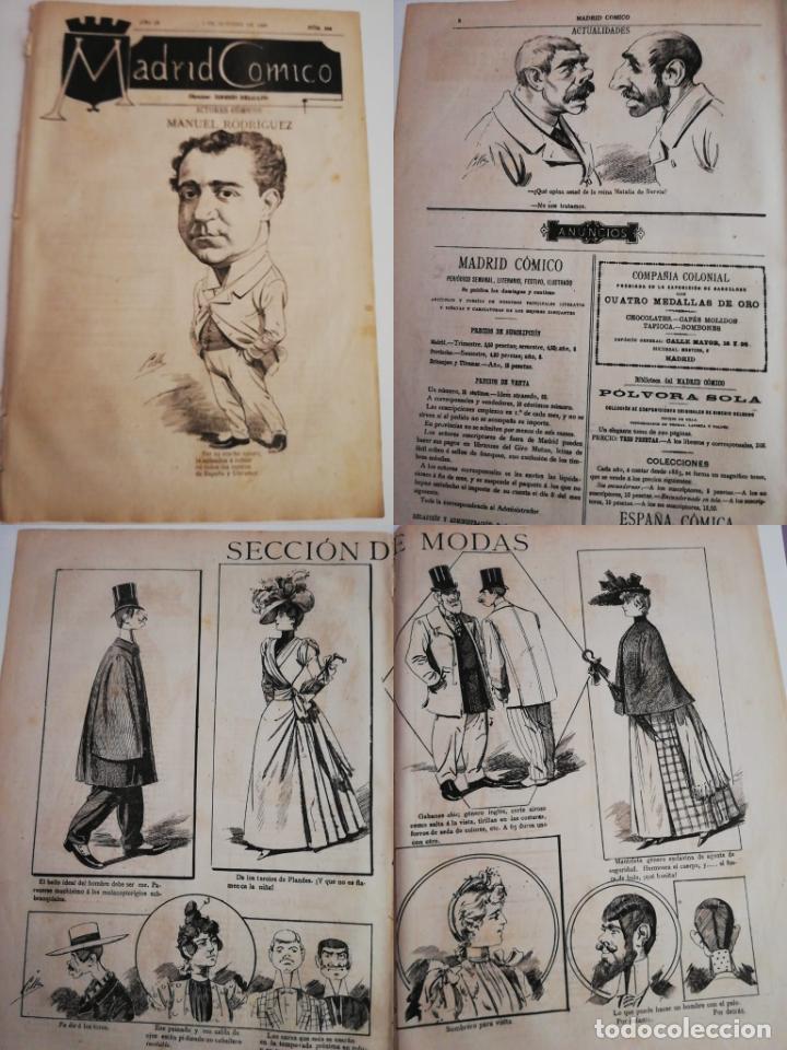 Coleccionismo de revistas y peri&oacute;dicos: PERI&Oacute;DICO MADRID C&Oacute;MICO a&ntilde;o IX, 1889, N&ordm; 346