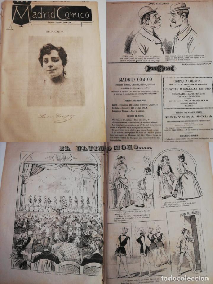 Coleccionismo de revistas y peri&oacute;dicos: PERI&Oacute;DICO MADRID C&Oacute;MICO a&ntilde;o IX, 1889, N&ordm; 347