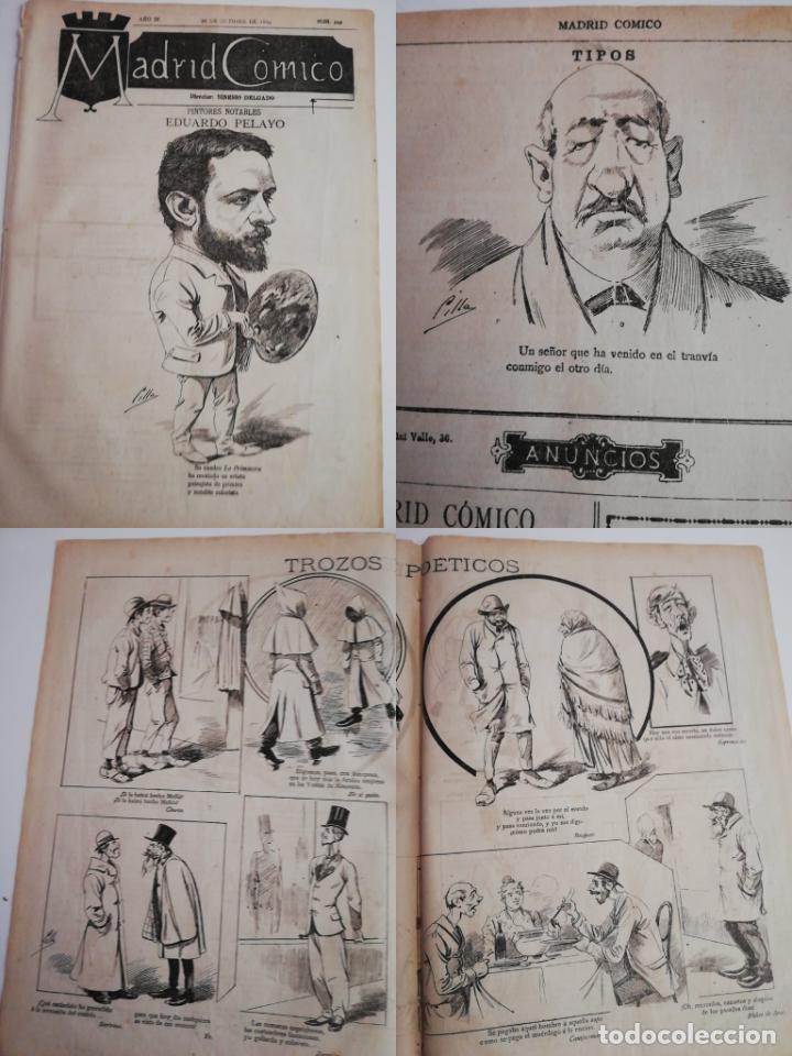 Coleccionismo de revistas y peri&oacute;dicos: PERI&Oacute;DICO MADRID C&Oacute;MICO a&ntilde;o IX, 1889, N&ordm; 349